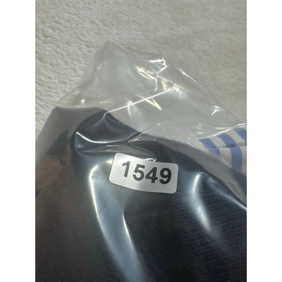 Veronica Beard Roscoe Merino Wool Navy Sweater with Striped Sleeves. Size Small - Picture 8 of 8